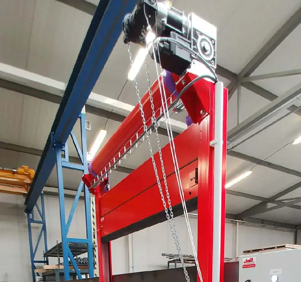 Vario AB-AVM felhúzható sorompó szerkezet oltóvíz gátakhoz - Vario AB AVM Motor Right