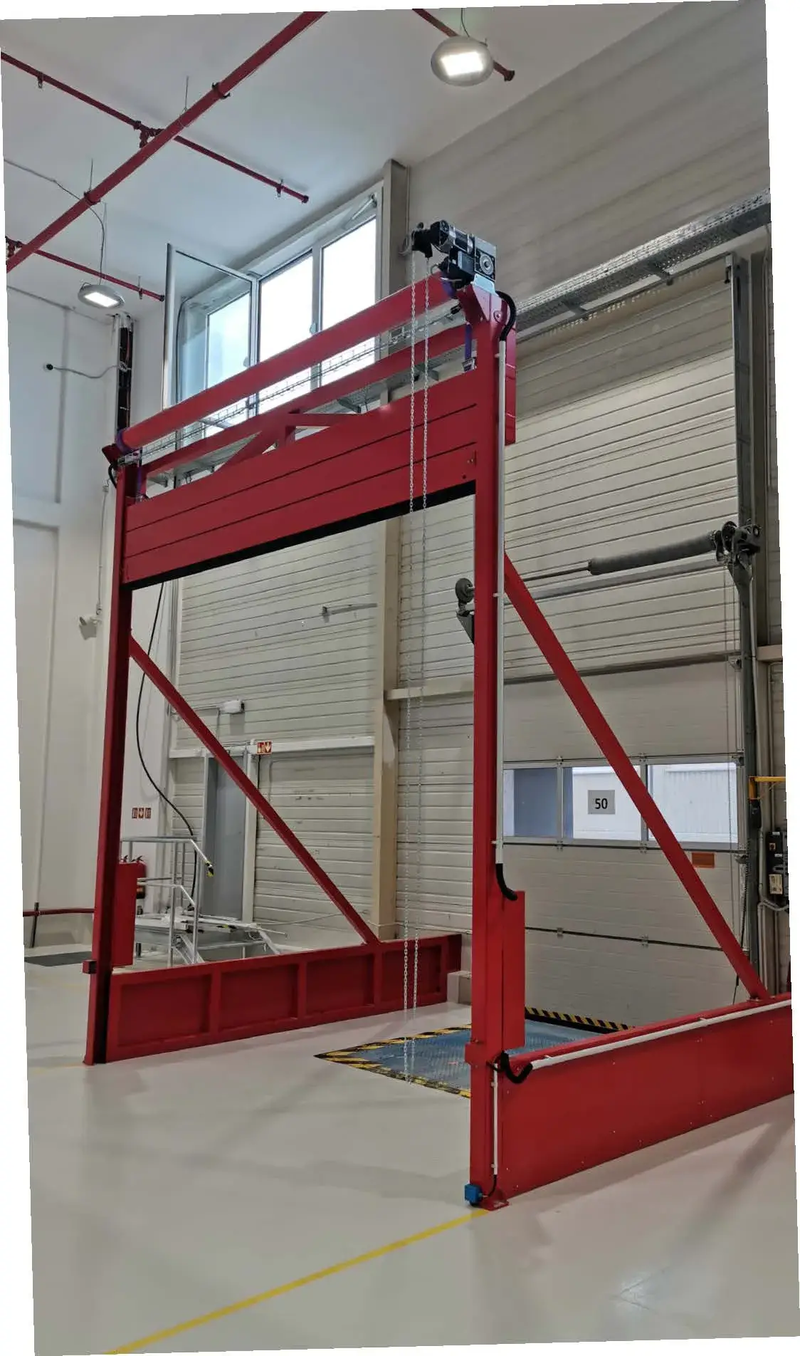 Vario AB-AVM felhúzható sorompó szerkezet oltóvíz gátakhoz - Vario AB AVM Right 2