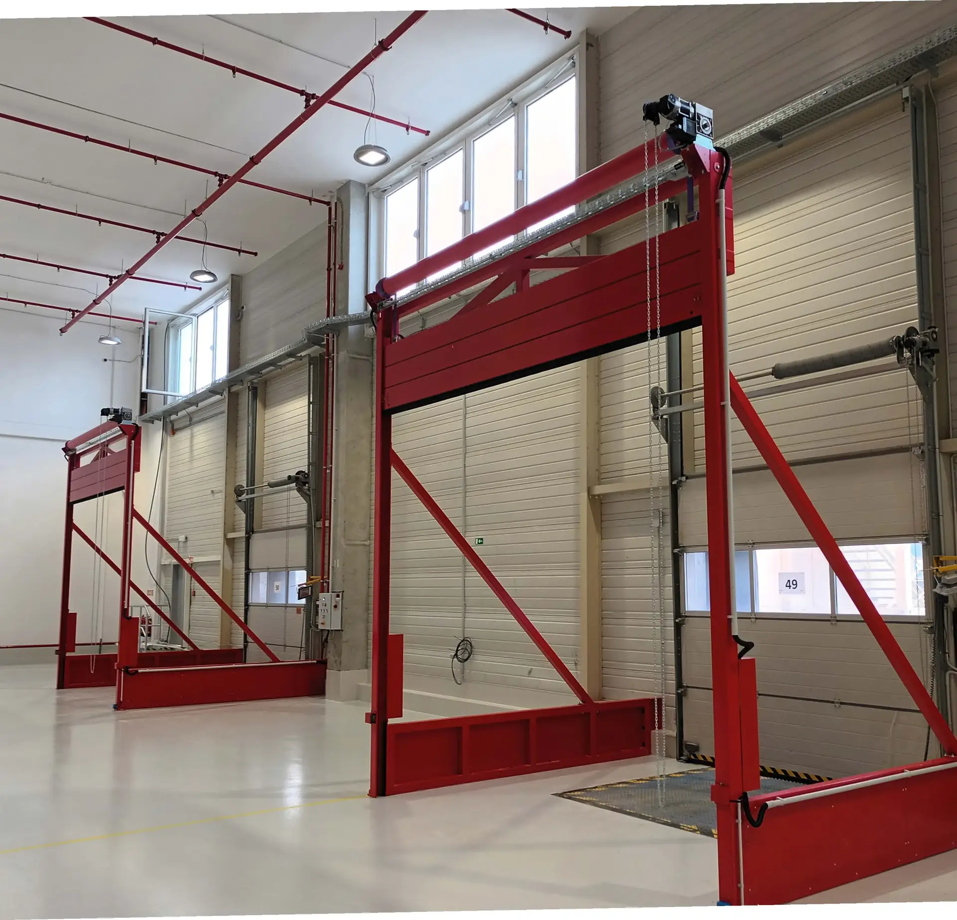 Vario AB-AVM felhúzható sorompó szerkezet oltóvíz gátakhoz - Vario AB AVM Right