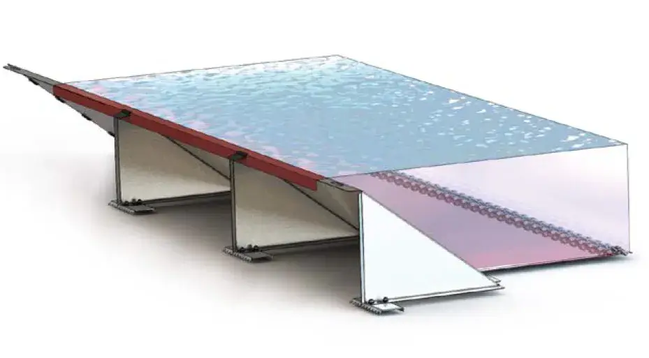 Vario Flom 500/1300 korlátlan mobil gát terepre - Vario FLOM 500 3d Vis