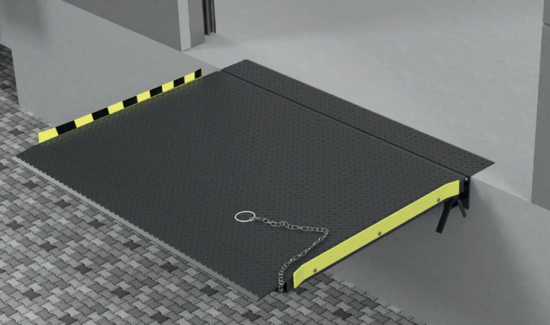 Vario Mechanic mechanikus rámpakiegyenlítők beépítő kerettel - Vario Mechanic J Med Large leveller Main Front Left 1