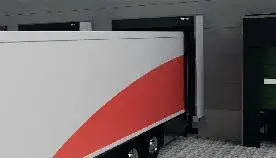 Vario P felfújható kaputömítés, fokozott légzárás - Vario P Inflatable Shelter Front Truck