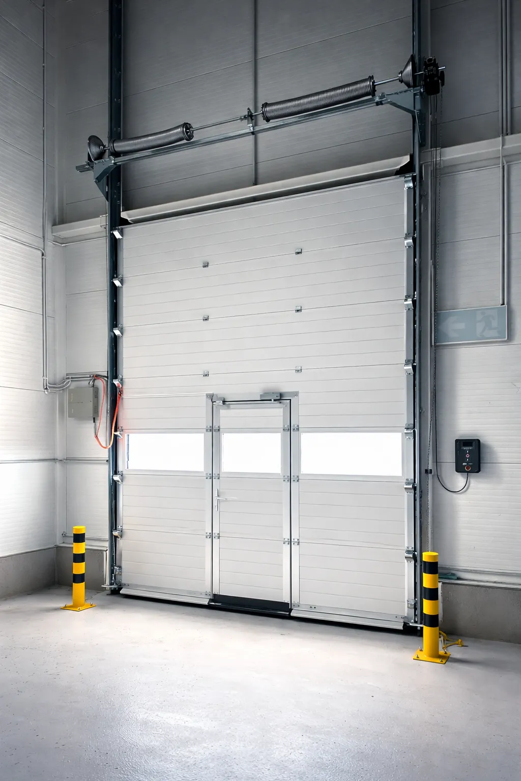 Szekcionált ipari kapuk